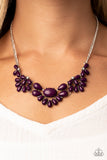 Secret GARDENISTA - Purple ~ Paparazzi Necklace - Glitzygals5dollarbling Paparazzi Boutique 