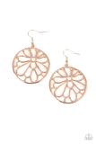 Glowing Glades - Rose Gold ~ Paparazzi Earrings - Glitzygals5dollarbling Paparazzi Boutique 