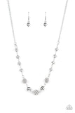 Taunting Twinkle - White ~ Paparazzi Necklace - Glitzygals5dollarbling Paparazzi Boutique 