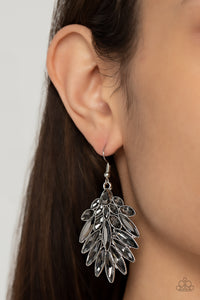 Paparazzi Earrings ~ COSMIC-politan - Silver - Glitzygals5dollarbling Paparazzi Boutique 