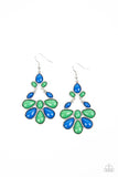 Paparazzi Earrings ~ Colorfully Canopy - Multi - Glitzygals5dollarbling Paparazzi Boutique 