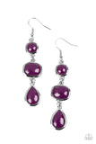 Fashion Frolic - Purple ~ Paparazzi Earrings - Glitzygals5dollarbling Paparazzi Boutique 