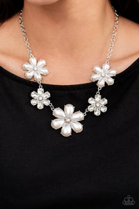 PRE-ORDER Fiercely Flowering - White - Glitzygals5dollarbling Paparazzi Boutique 
