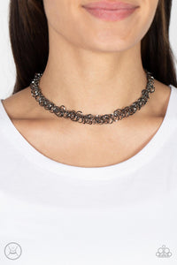 Paparazzi Necklace ~ Cause a Commotion - Black - Glitzygals5dollarbling Paparazzi Boutique 