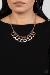 TEAR-rifically Twinkling - Gold ~ Paparazzi Necklace - Glitzygals5dollarbling Paparazzi Boutique 