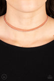 Glitzy Gusto - Copper ~ Paparazzi Necklace - Glitzygals5dollarbling Paparazzi Boutique 