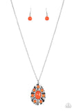 Blissfully Bohemian - Orange ~ Paparazzi Necklace - Glitzygals5dollarbling Paparazzi Boutique 