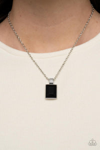 Understated Dazzle - Black ~ Paparazzi Necklace - Glitzygals5dollarbling Paparazzi Boutique 