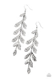 Paparazzi Earrings ~ Lead From the FROND - Silver - Glitzygals5dollarbling Paparazzi Boutique 