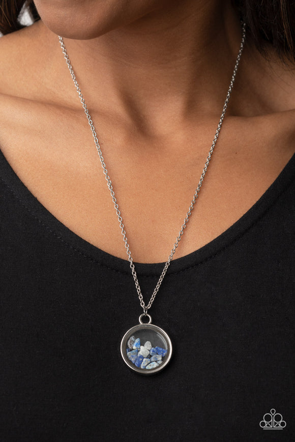Gemstone Guru - Blue ~ Paparazzi Necklace - Glitzygals5dollarbling Paparazzi Boutique 