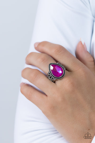 Supernatural Sparkle - Pink ~ Paparazzi Ring - Glitzygals5dollarbling Paparazzi Boutique 