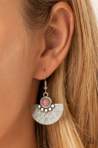 Manifesting Magic - Pink ~ Paparazzi Earrings - Glitzygals5dollarbling Paparazzi Boutique 