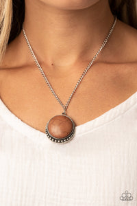 Mojave Moon - Brown ~ Paparazzi Necklace - Glitzygals5dollarbling Paparazzi Boutique 