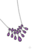 Exceptionally Ethereal - Purple ~ Paparazzi Necklace - Glitzygals5dollarbling Paparazzi Boutique 