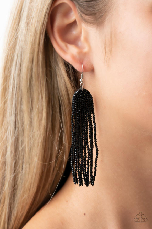 Right as RAINBOW - Black ~ Paparazzi Earrings - Glitzygals5dollarbling Paparazzi Boutique 