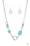 Sonoran Solo - Blue ~ Paparazzi Necklace - Glitzygals5dollarbling Paparazzi Boutique 