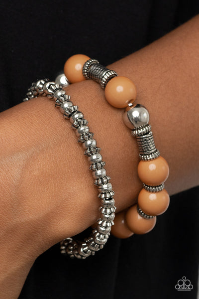 Walk This SWAY - Brown ~ Paparazzi Bracelet - Glitzygals5dollarbling Paparazzi Boutique 