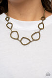 The Real Deal - Brass ~ Paparazzi Necklace - Glitzygals5dollarbling Paparazzi Boutique 