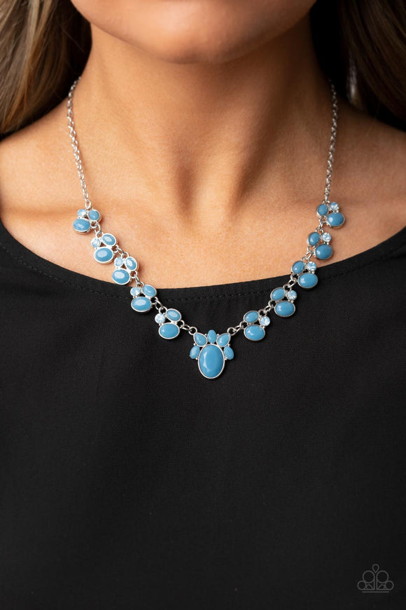 Paparazzi Necklace ~ Fairytale Forte - Blue - Glitzygals5dollarbling Paparazzi Boutique 
