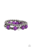 Walk This SWAY - Purple ~ Paparazzi Bracelet - Glitzygals5dollarbling Paparazzi Boutique 