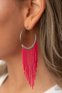 Saguaro Breeze - Pink ~ Paparazzi Earrings - Glitzygals5dollarbling Paparazzi Boutique 