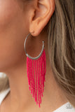 Saguaro Breeze - Pink ~ Paparazzi Earrings - Glitzygals5dollarbling Paparazzi Boutique 