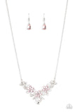 Floral Fashion Show - Pink ~ Paparazzi Necklace - Glitzygals5dollarbling Paparazzi Boutique 