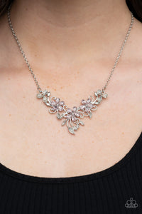 Floral Fashion Show - Pink ~ Paparazzi Necklace - Glitzygals5dollarbling Paparazzi Boutique 