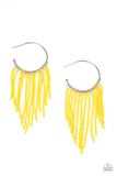 Saguaro Breeze - Yellow ~ Paparazzi Earrings - Glitzygals5dollarbling Paparazzi Boutique 