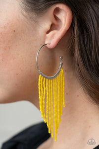 Saguaro Breeze - Yellow ~ Paparazzi Earrings - Glitzygals5dollarbling Paparazzi Boutique 