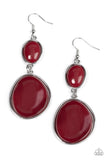 Soulful Samba - Red ~ Paparazzi Earrings - Glitzygals5dollarbling Paparazzi Boutique 