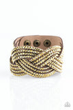 Paparazzi Top Class Chic - Brass Bracelet - Glitzygals5dollarbling Paparazzi Boutique 