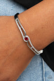 Top-Shelf Shimmer - Red ~ Paparazzi Bracelet - Glitzygals5dollarbling Paparazzi Boutique 