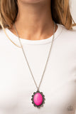 Daisy Dotted Deserts - Pink ~ Paparazzi Necklace - Glitzygals5dollarbling Paparazzi Boutique 
