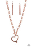 Paparazzi Necklace ~ Reimagined Romance - Copper - Glitzygals5dollarbling Paparazzi Boutique 