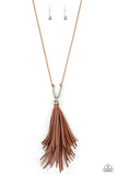 A Clean Sweep - Brown ~ Paparazzi Necklace - Glitzygals5dollarbling Paparazzi Boutique 