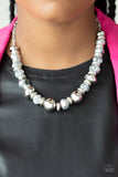 Paparazzi Necklace ~ Interstellar Influencer - Silver - Glitzygals5dollarbling Paparazzi Boutique 