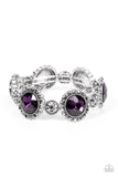 Palace Property - Purple ~ Paparazzi Bracelet - Glitzygals5dollarbling Paparazzi Boutique 