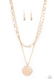 Highlight of My Life - Gold ~ Paparazzi Necklace - Glitzygals5dollarbling Paparazzi Boutique 