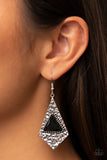Cosmic Destination - Black ~ Paparazzi Earrings - Glitzygals5dollarbling Paparazzi Boutique 
