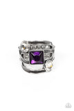Paparazzi Ring ~ Galactic Governess - Purple - Glitzygals5dollarbling Paparazzi Boutique 