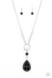Valley Girl Glamour - Black ~ Paparazzi Necklace - Glitzygals5dollarbling Paparazzi Boutique 