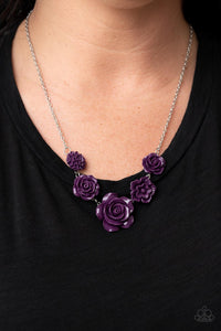 PRIMROSE and Pretty - Purple ~ Paparazzi Necklace - Glitzygals5dollarbling Paparazzi Boutique 
