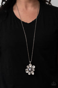 BLOOM Shaka-Laka - Silver ~ Paparazzi Necklace - Glitzygals5dollarbling Paparazzi Boutique 