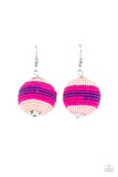 Paparazzi Earrings ~ Zest Fest - Pink - Glitzygals5dollarbling Paparazzi Boutique 