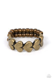 Rhythm of Love - Brass ~ Paparazzi Ring - Glitzygals5dollarbling Paparazzi Boutique 