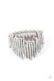 Paparazzi Ring ~ Along the Lines - Silver - Glitzygals5dollarbling Paparazzi Boutique 