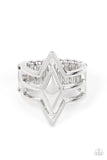 Paparazzi Ring ~ Deceivingly Diamond - Silver - Glitzygals5dollarbling Paparazzi Boutique 