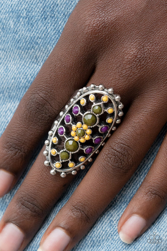 Sonoran Solstice - Yellow ~ Paparazzi Ring - Glitzygals5dollarbling Paparazzi Boutique 