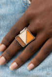 Happily EVERGREEN After - Orange ~ Paparazzi Ring - Glitzygals5dollarbling Paparazzi Boutique 